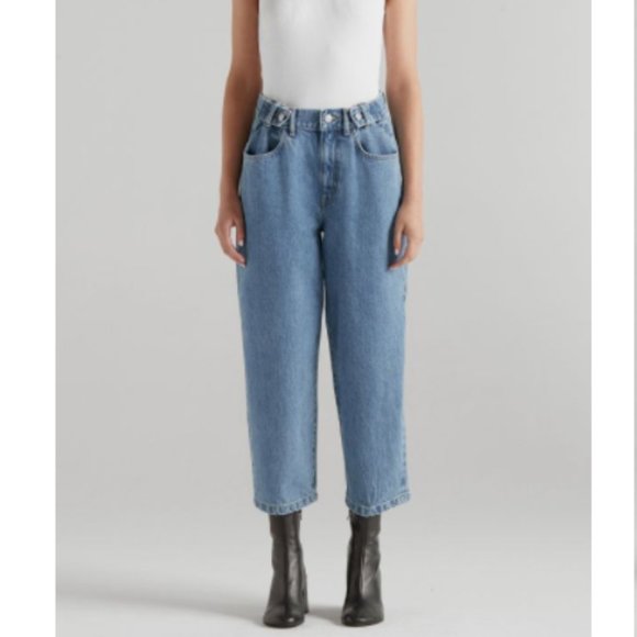 Edwin Denim - Edwin Maiia Wide Leg Crop Jeans in One Way